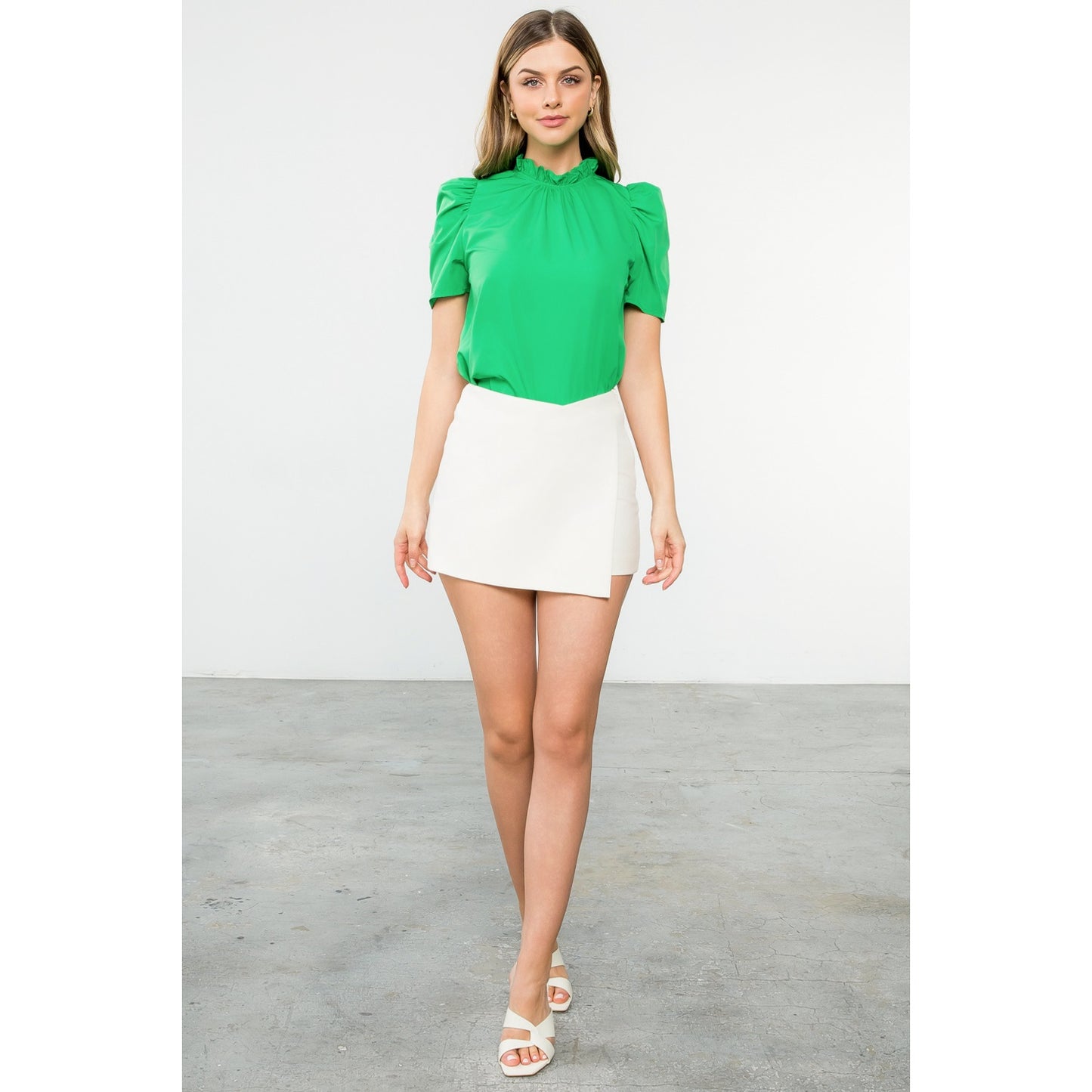 Short Sleeve Top - Green