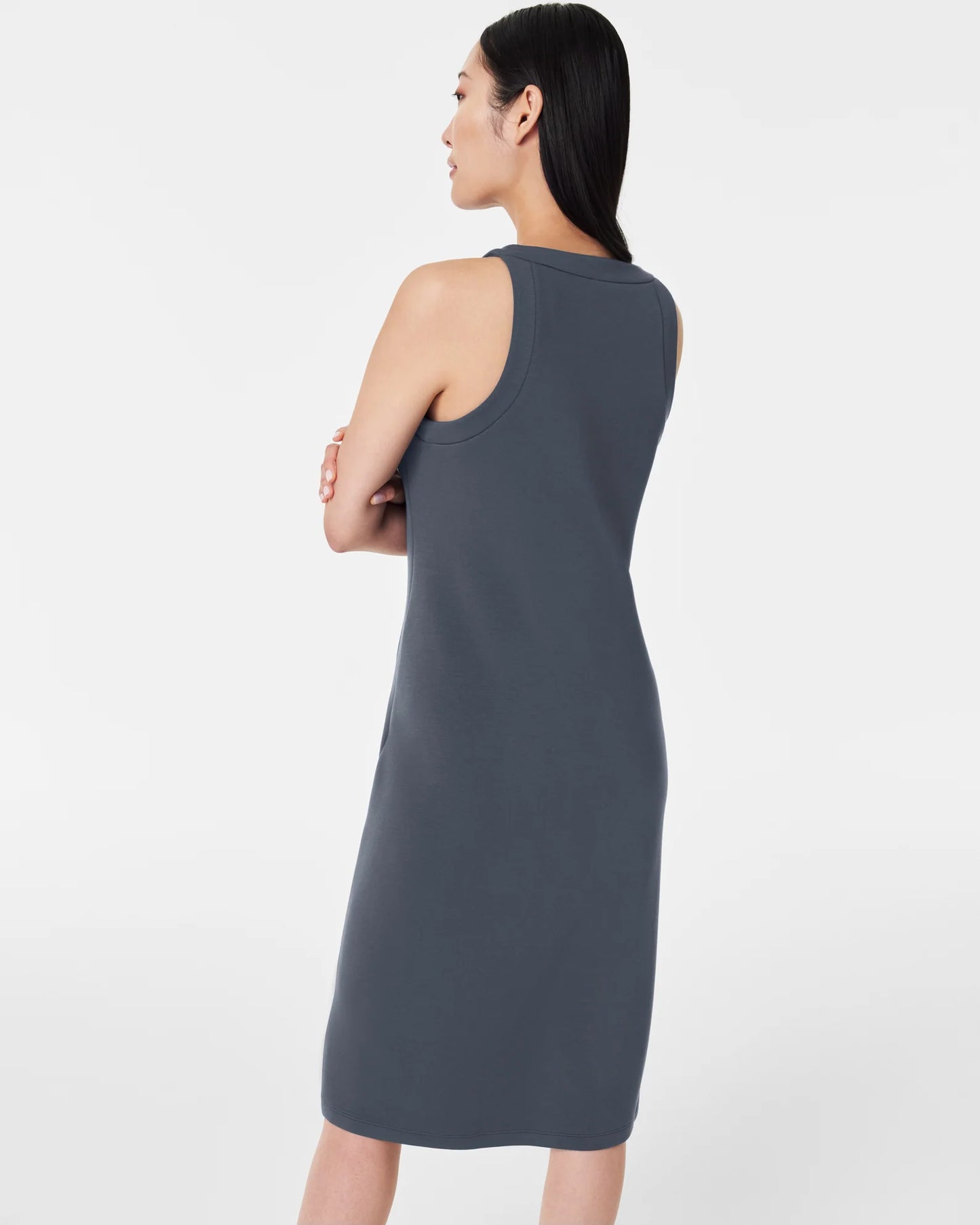 Spanx - AirEssentials Tank Midi Dress - Dark Storm