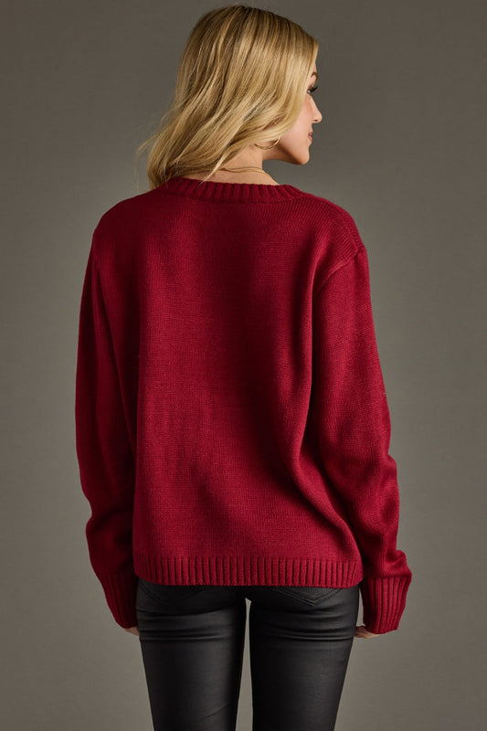 Game Day Sweater - Maroon