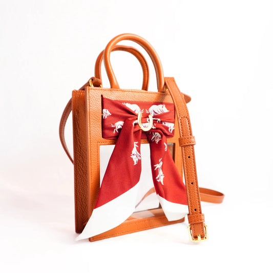 Mini Calista Clear + Running Razorbacks Twillionaire - Camel