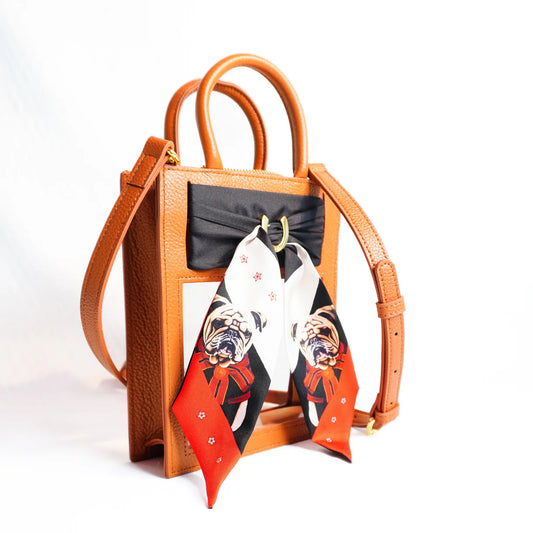 Mini Calista Clear + Dapper Dawg Twillionaire - Camel