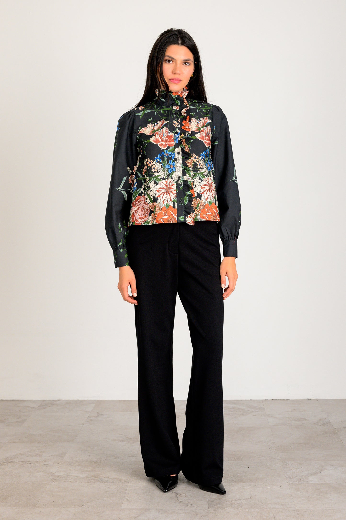 Sasha Top - Black Multi