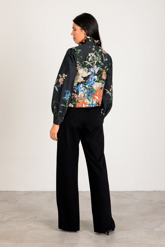 Sasha Top - Black Multi