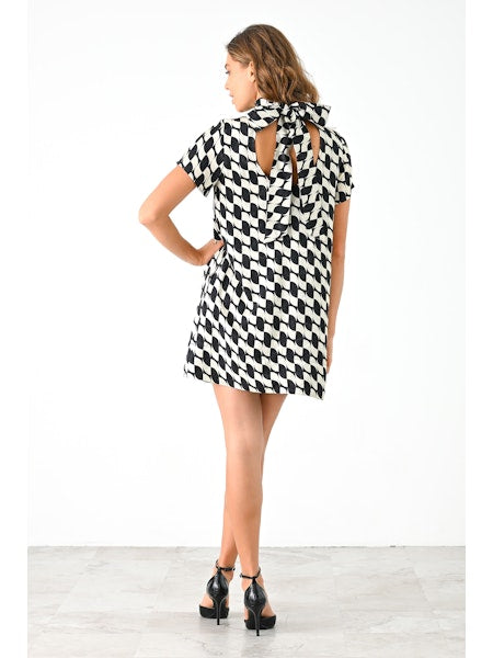 Rory Dress - Black/Cream