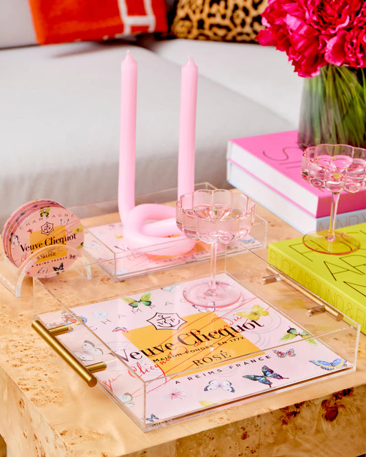 ROSE BUTTERFLY LARGE TRAY