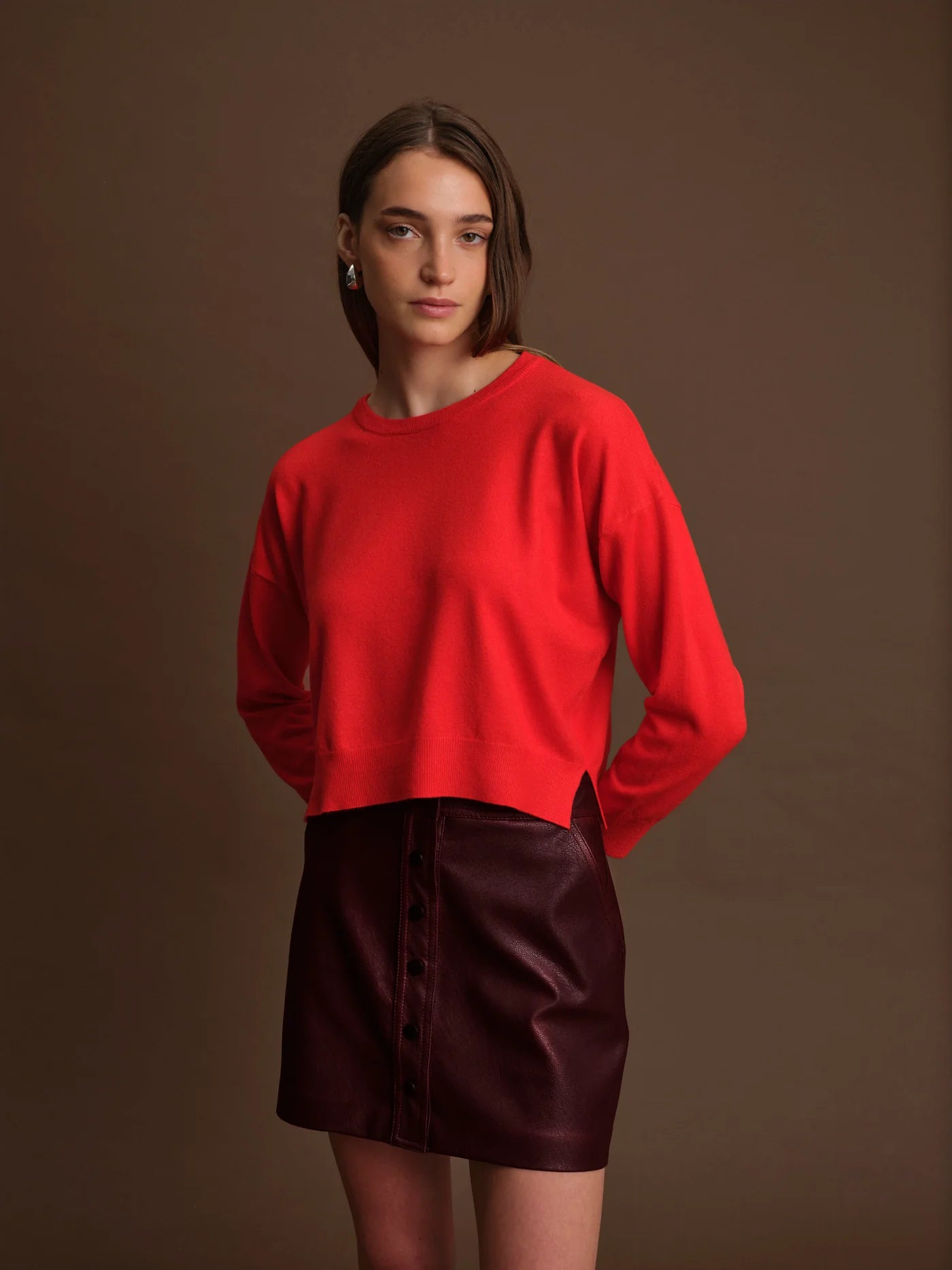 Polly Sweater - Red