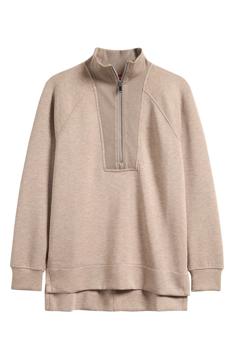 Brushed AirEssentials® Half Zip Tunic - Birch Heather