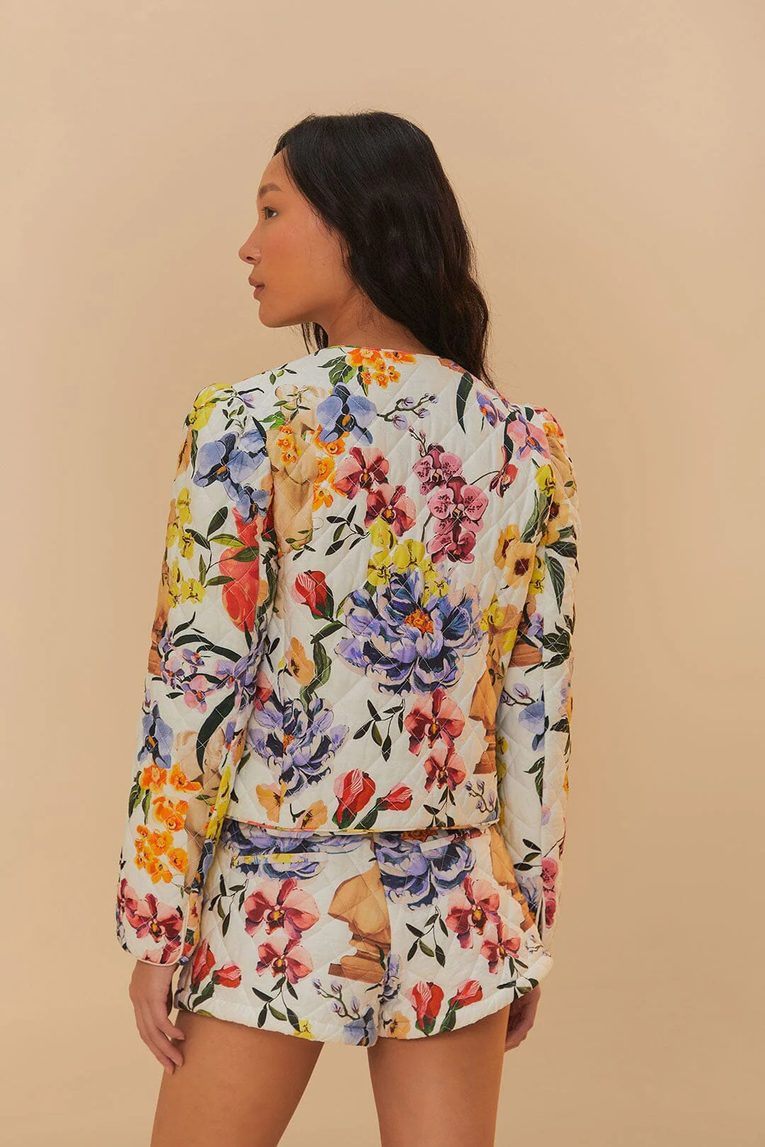Farm Rio - Off-White Greek Garden Jacket