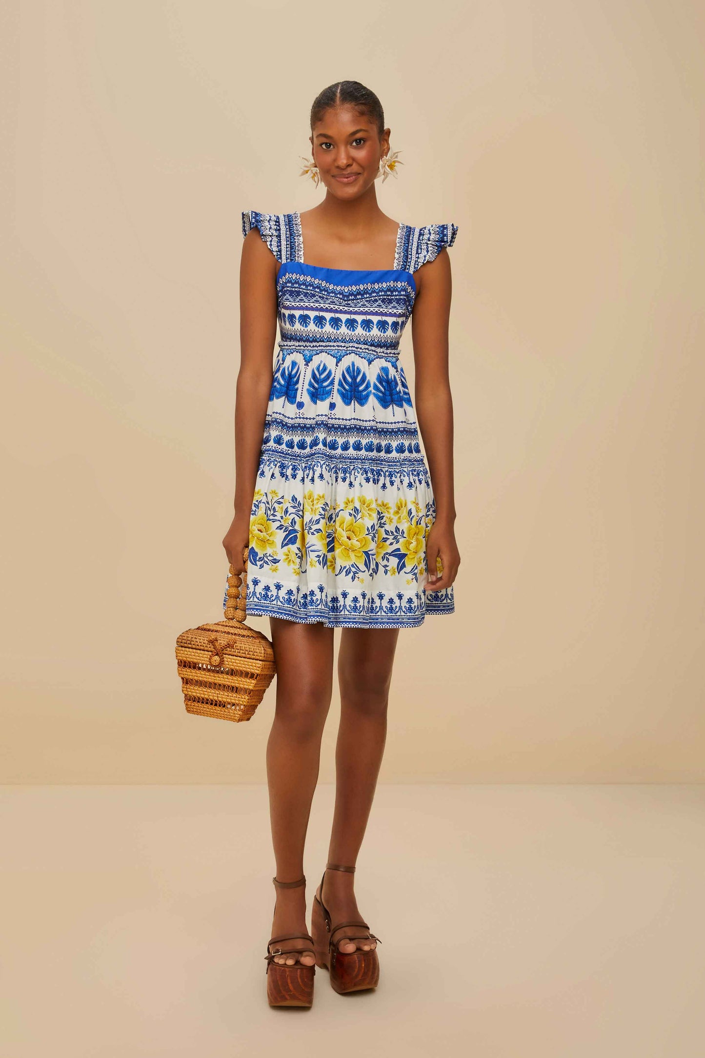 Off-White Zuli Organic Cotton Mini Dress