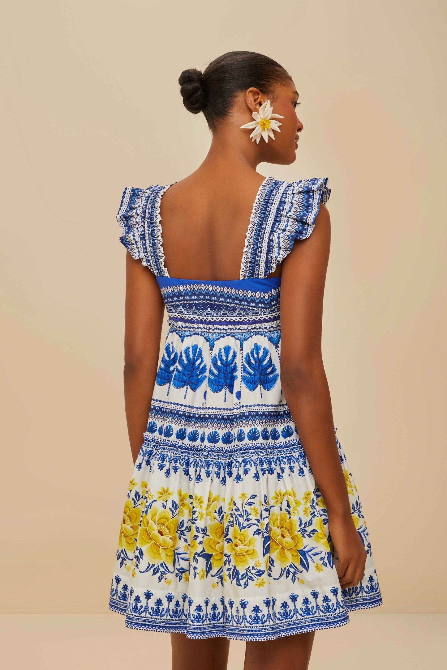 Off-White Zuli Organic Cotton Mini Dress