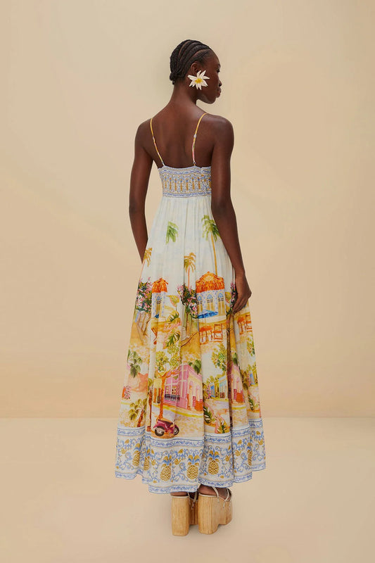 Multicolor Aracati Maxi Dress