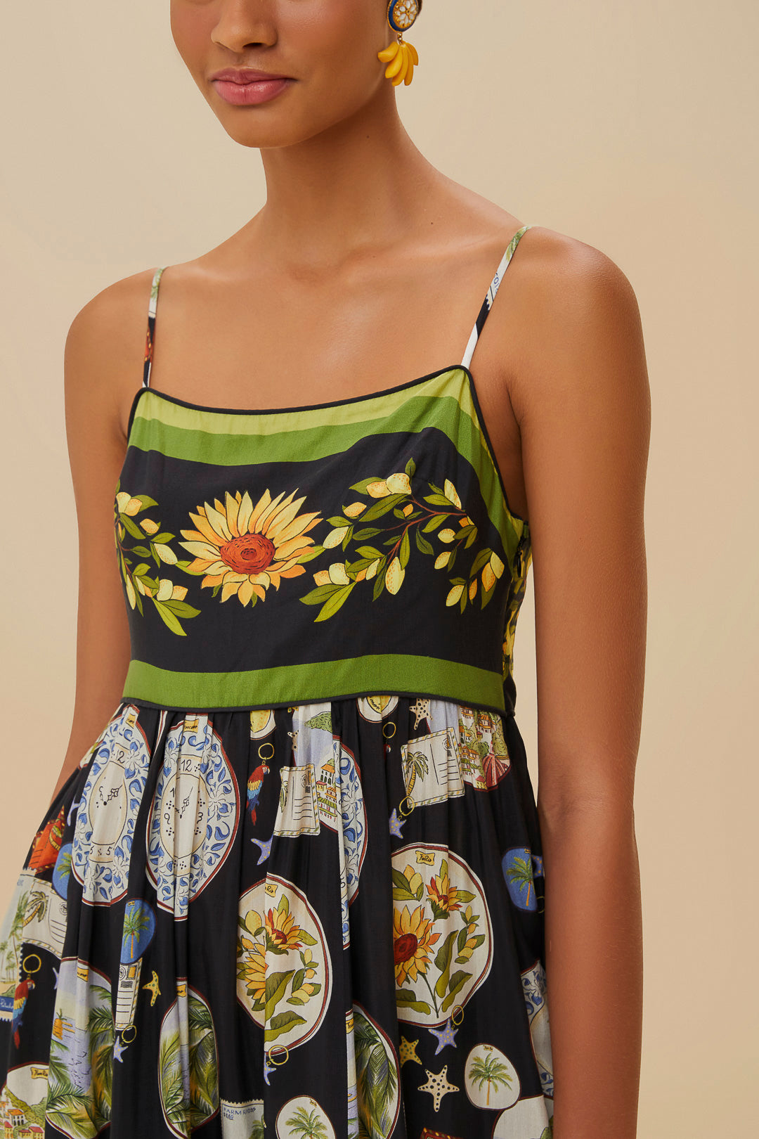Trip Souvenir Black Maxi Dress