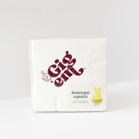 Texas A&M Cocktail Napkins - White