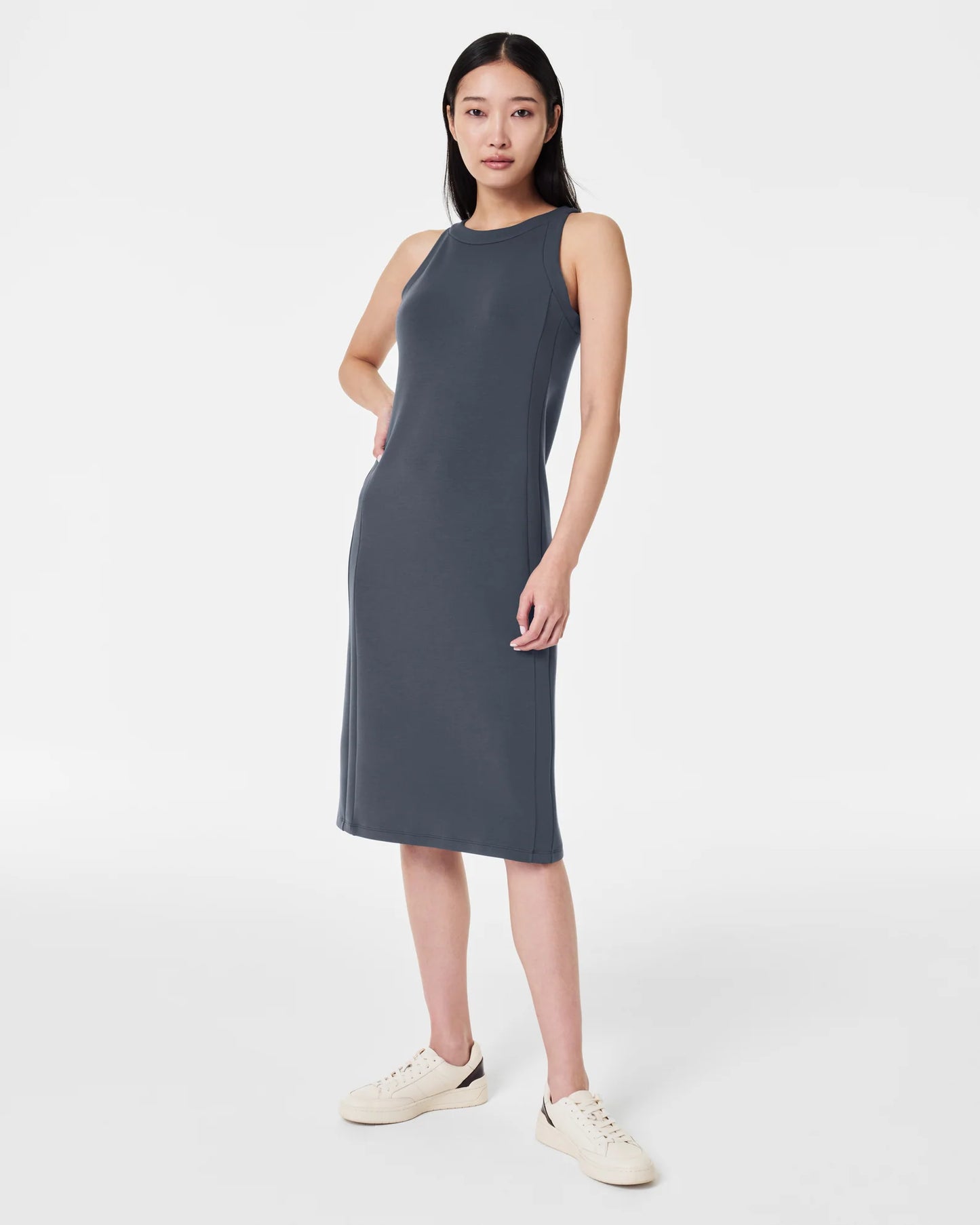 Spanx - AirEssentials Tank Midi Dress - Dark Storm