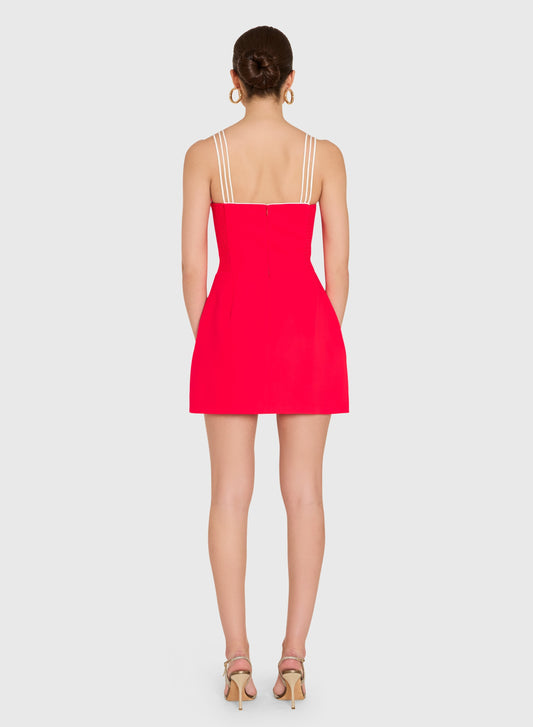 Scout Romper - Crimson Ivory