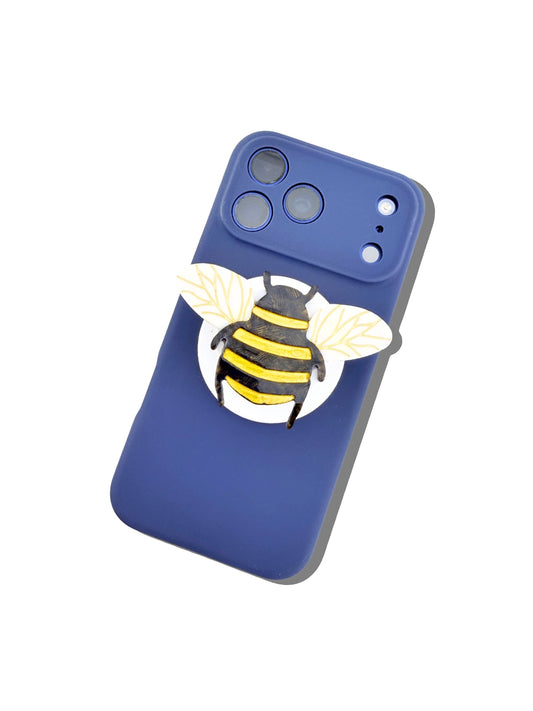 Hand-Painted Honey Bee Gripcharm | Eco-Friendly