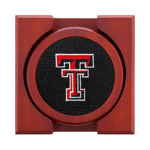 Texas Tech Needlepoint Coaster Set