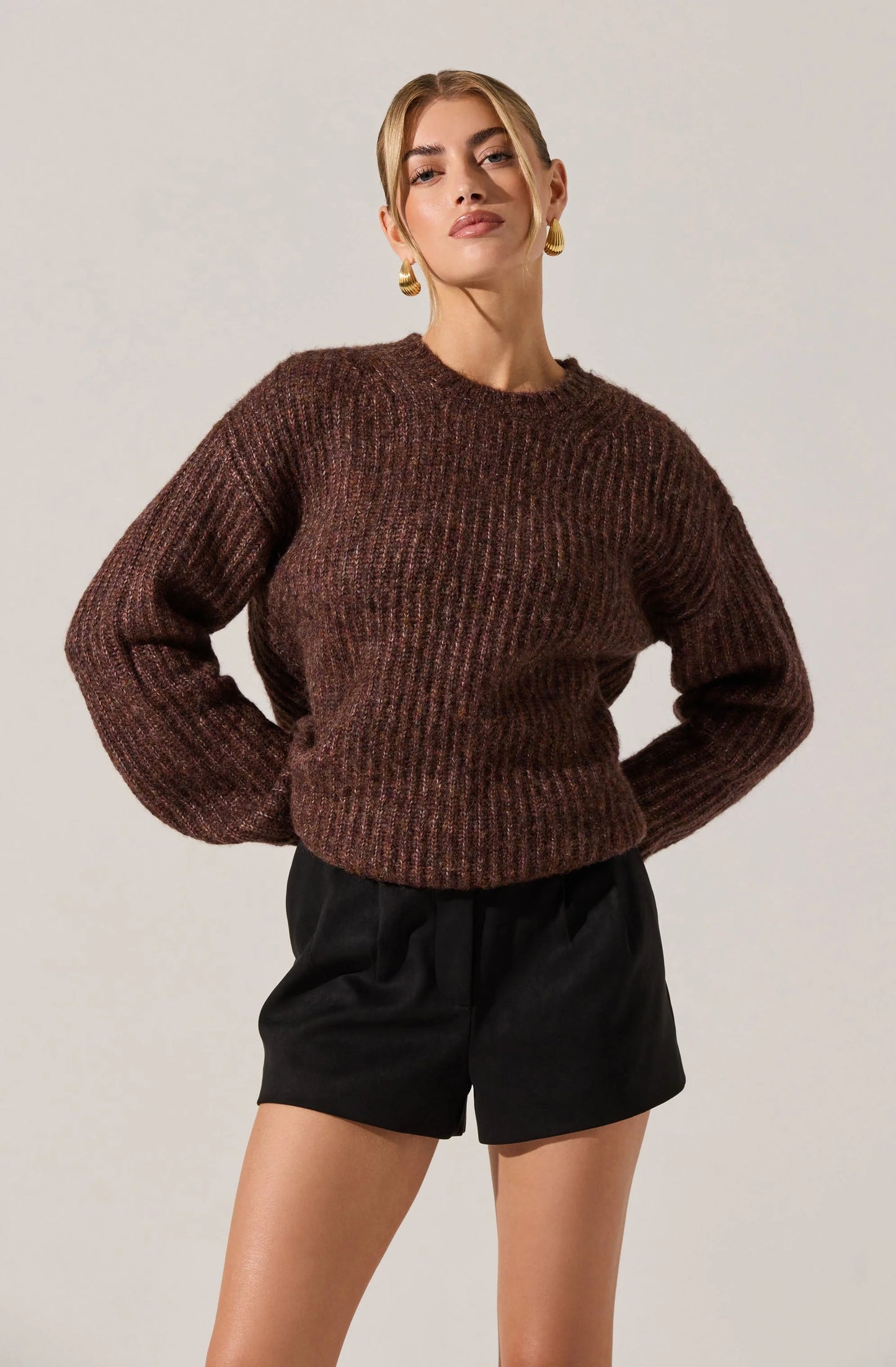 Jude Faux Suede Shorts - Black