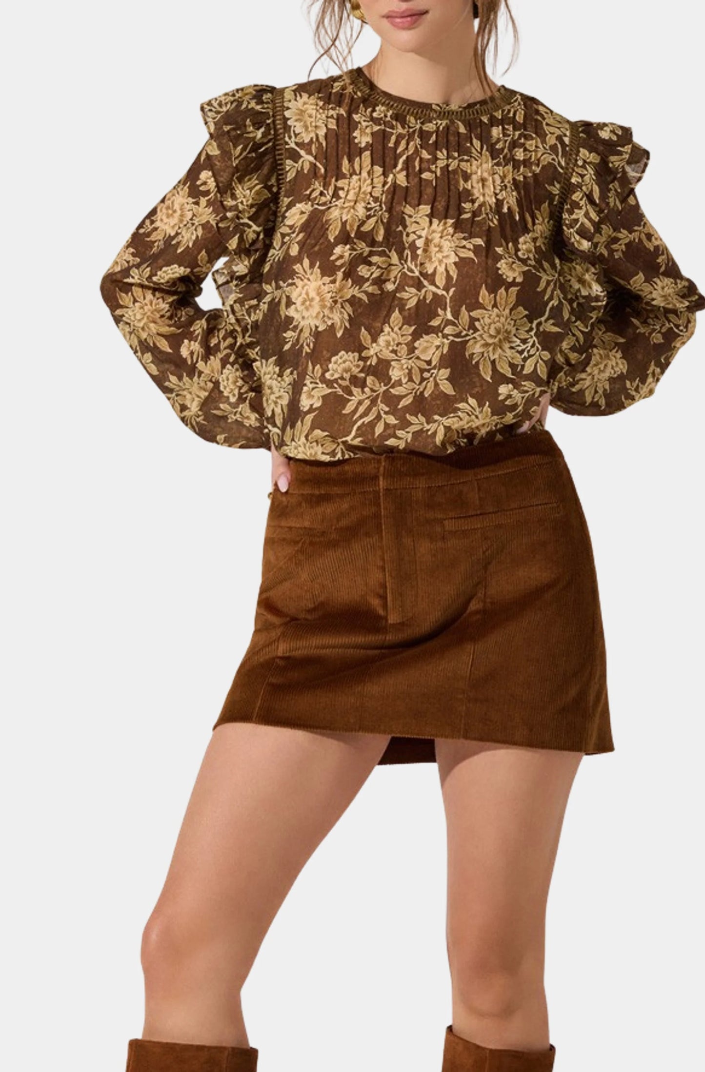 Doria Skirt - Camel