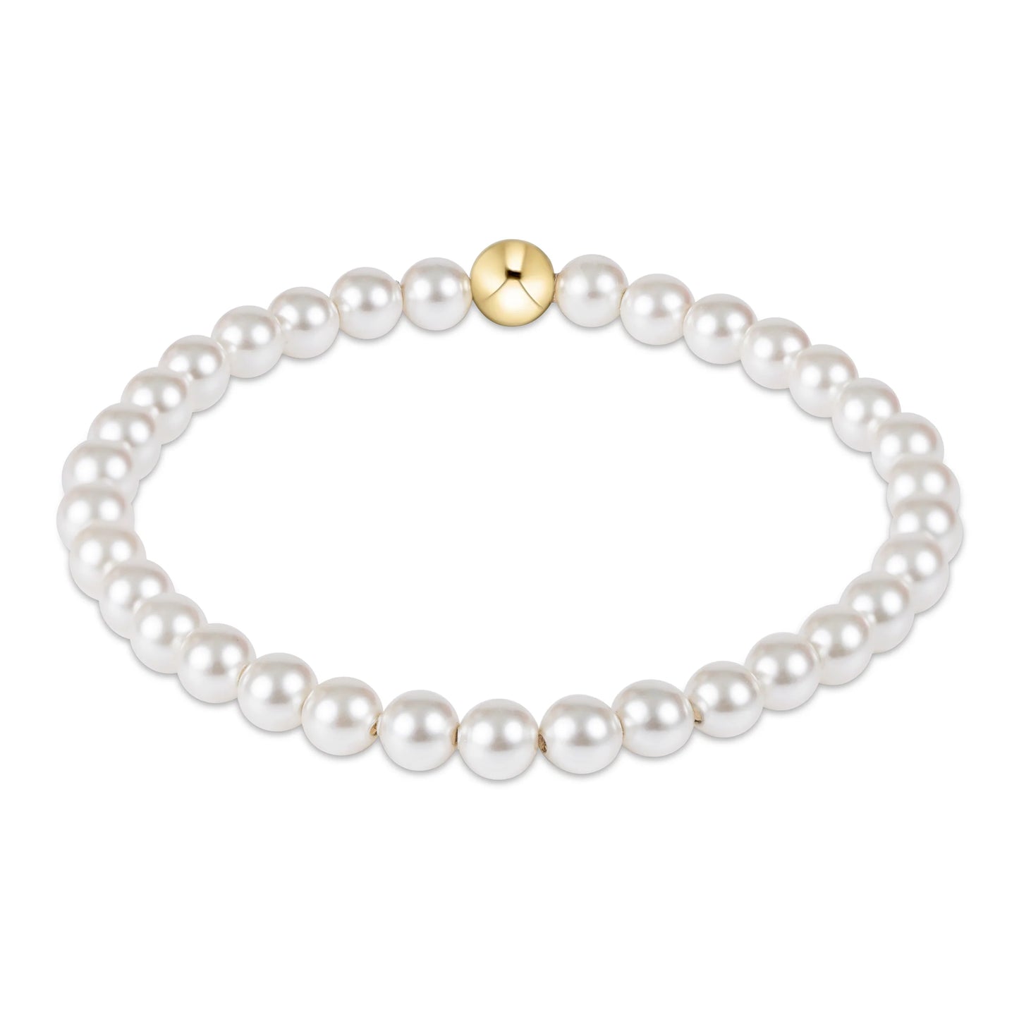 Classic Pearl 5mm Bead Bracelet