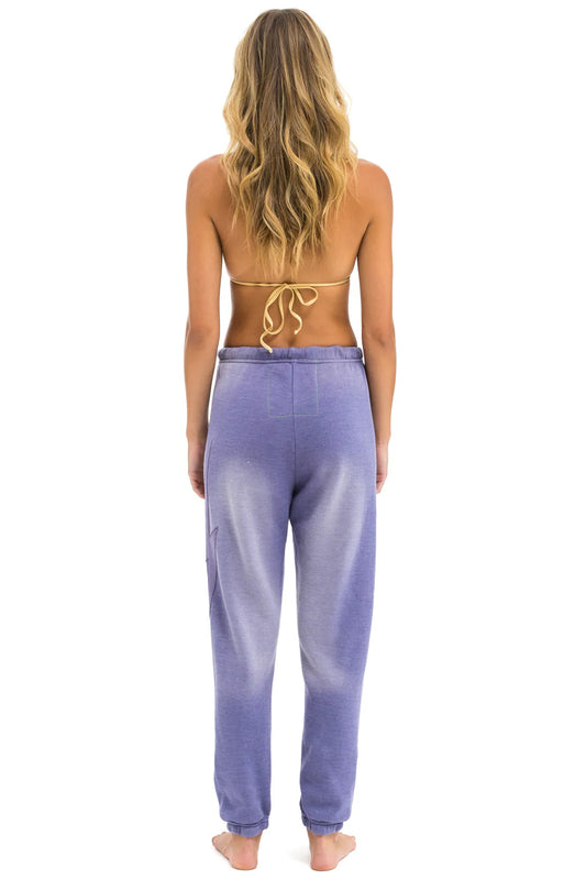Bolt Stitch Sweatpants - Faded Grape