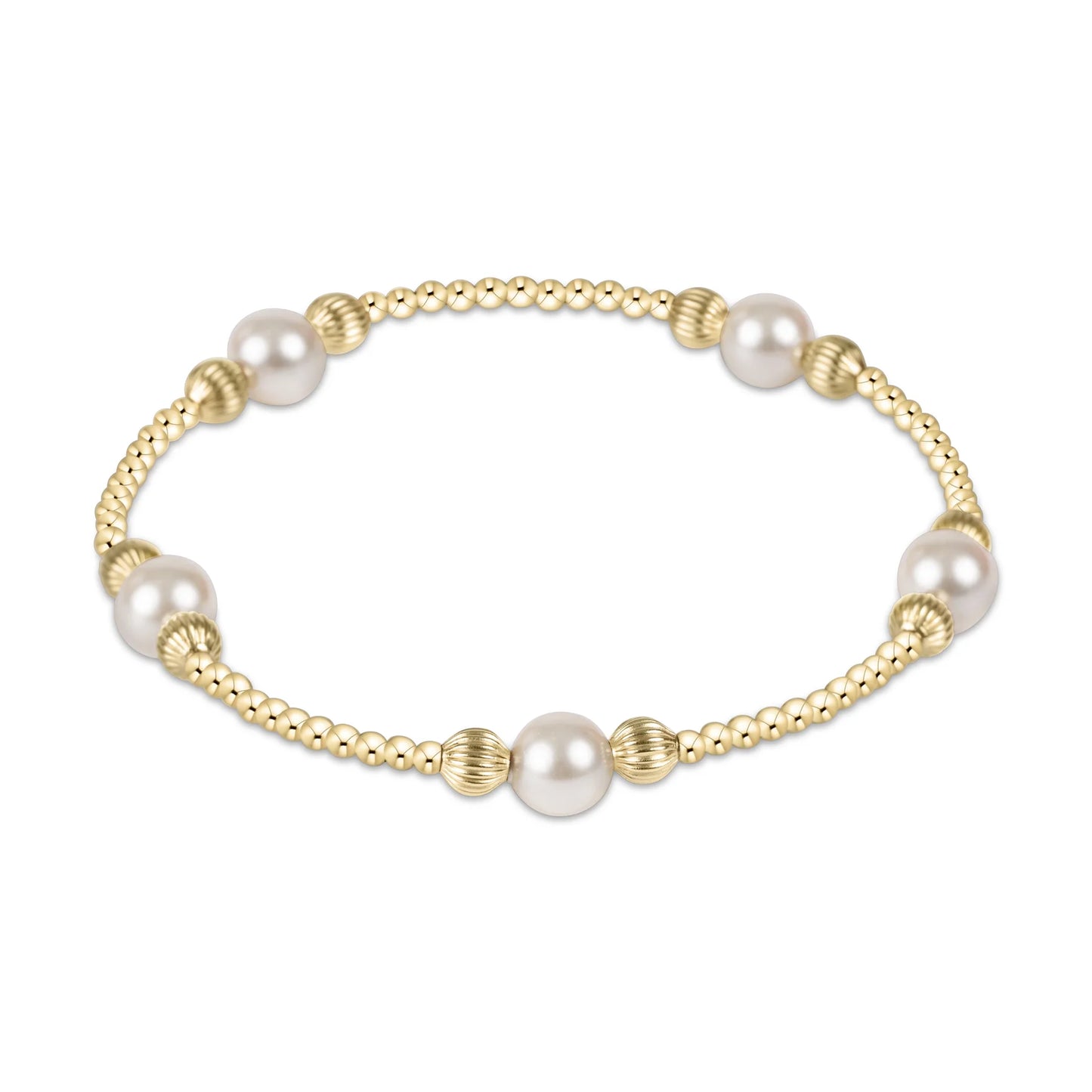 Purpose Dignity 6mm Bead Bracelet - Pearl