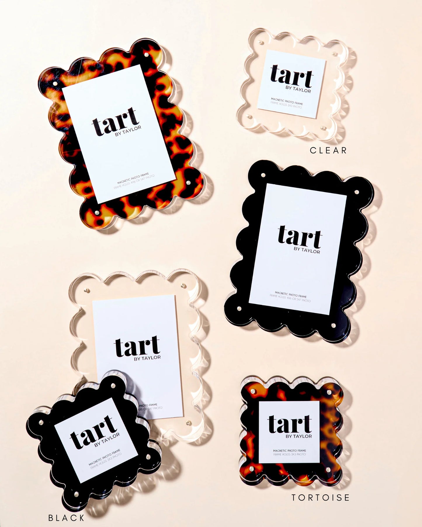 BLACK MINI ACRYLIC PICTURE FRAME