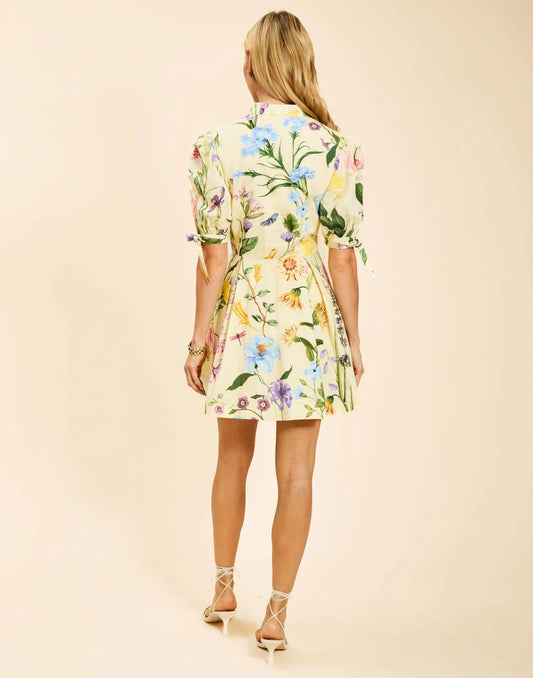 Brooklyn Mini Dress - Blooming Vine