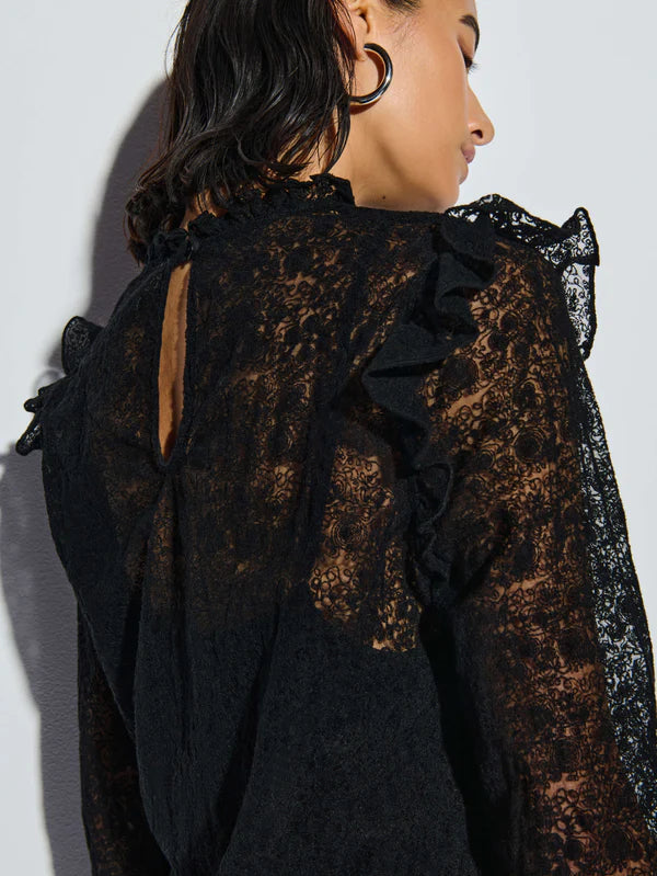 Cara Top - Jet Black