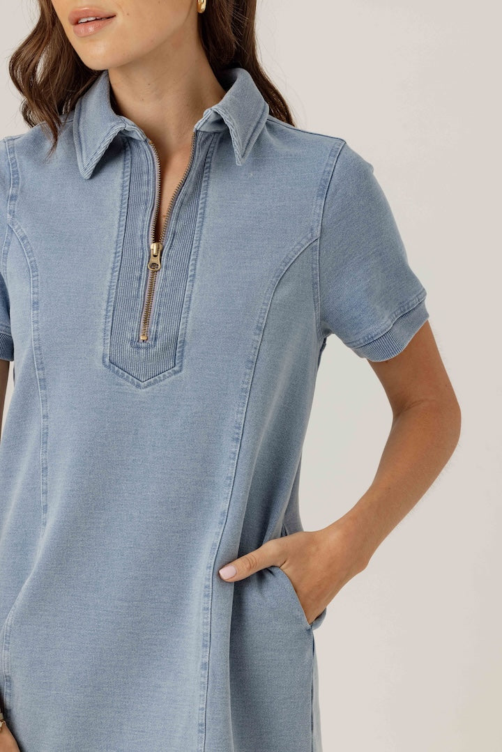 Sundays - Claudine Dress - Light Wash