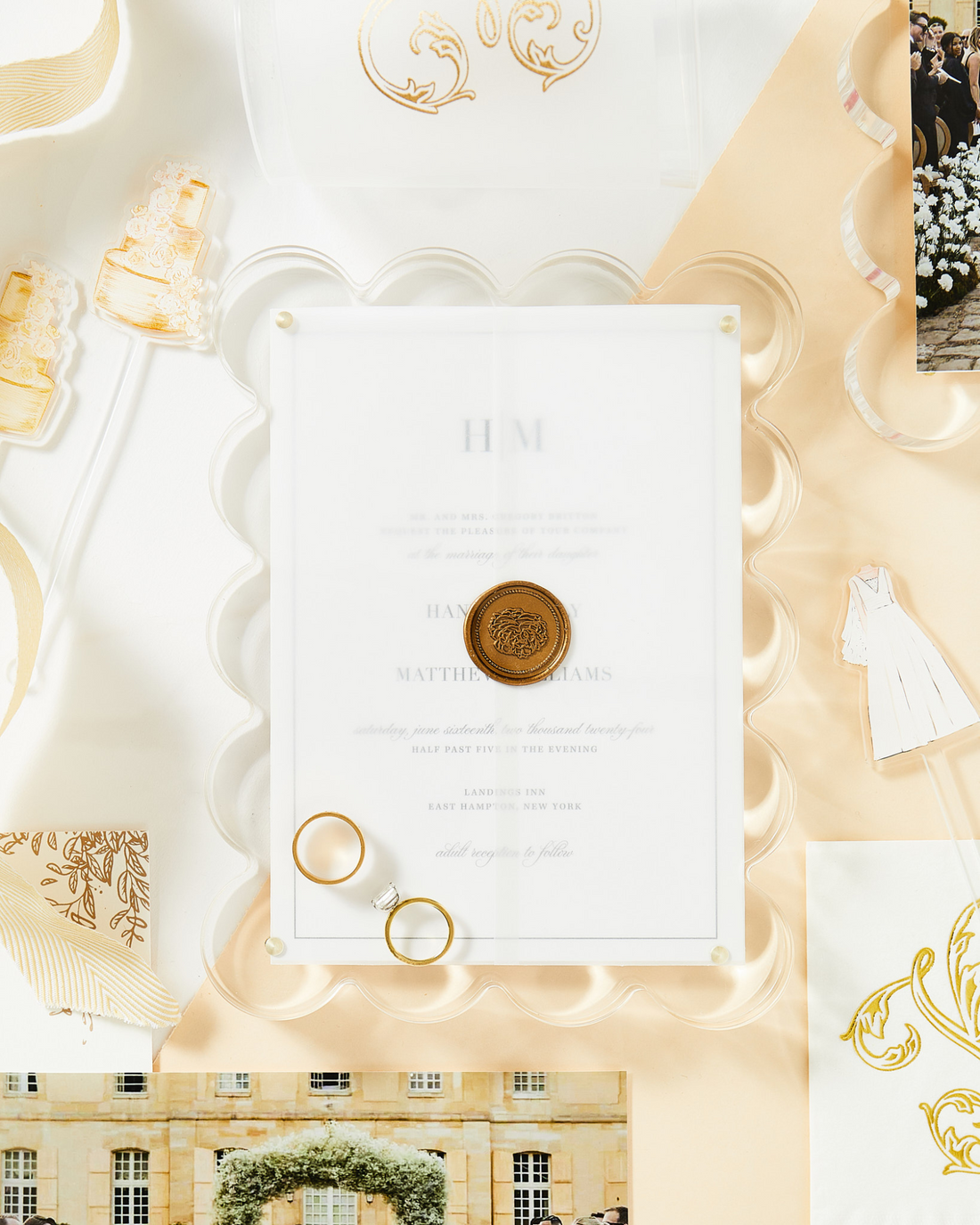 CLEAR ACRYLIC PICTURE FRAME