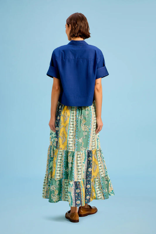 Market Skirt - Paisley Ribbon
