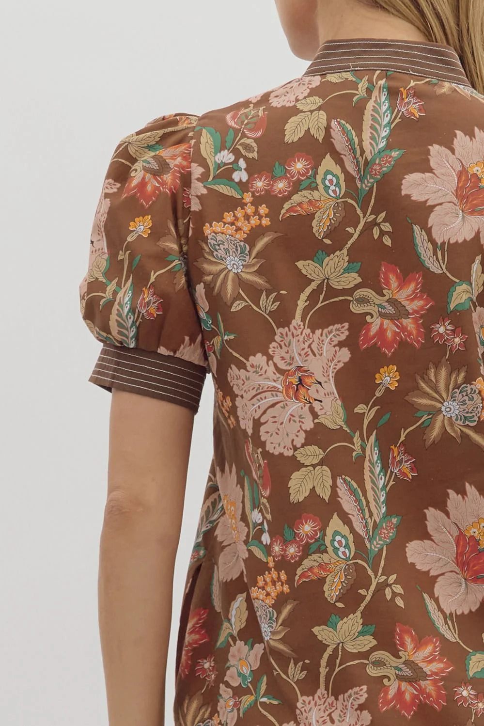 Abbey Dress - Brown