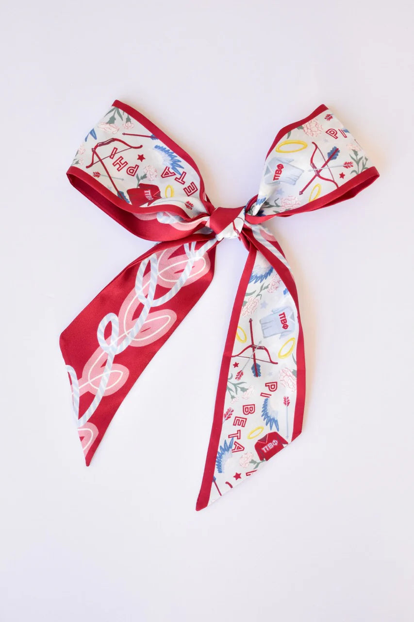 Saturday Silks - Pi Beta Phi Skinny Scarf