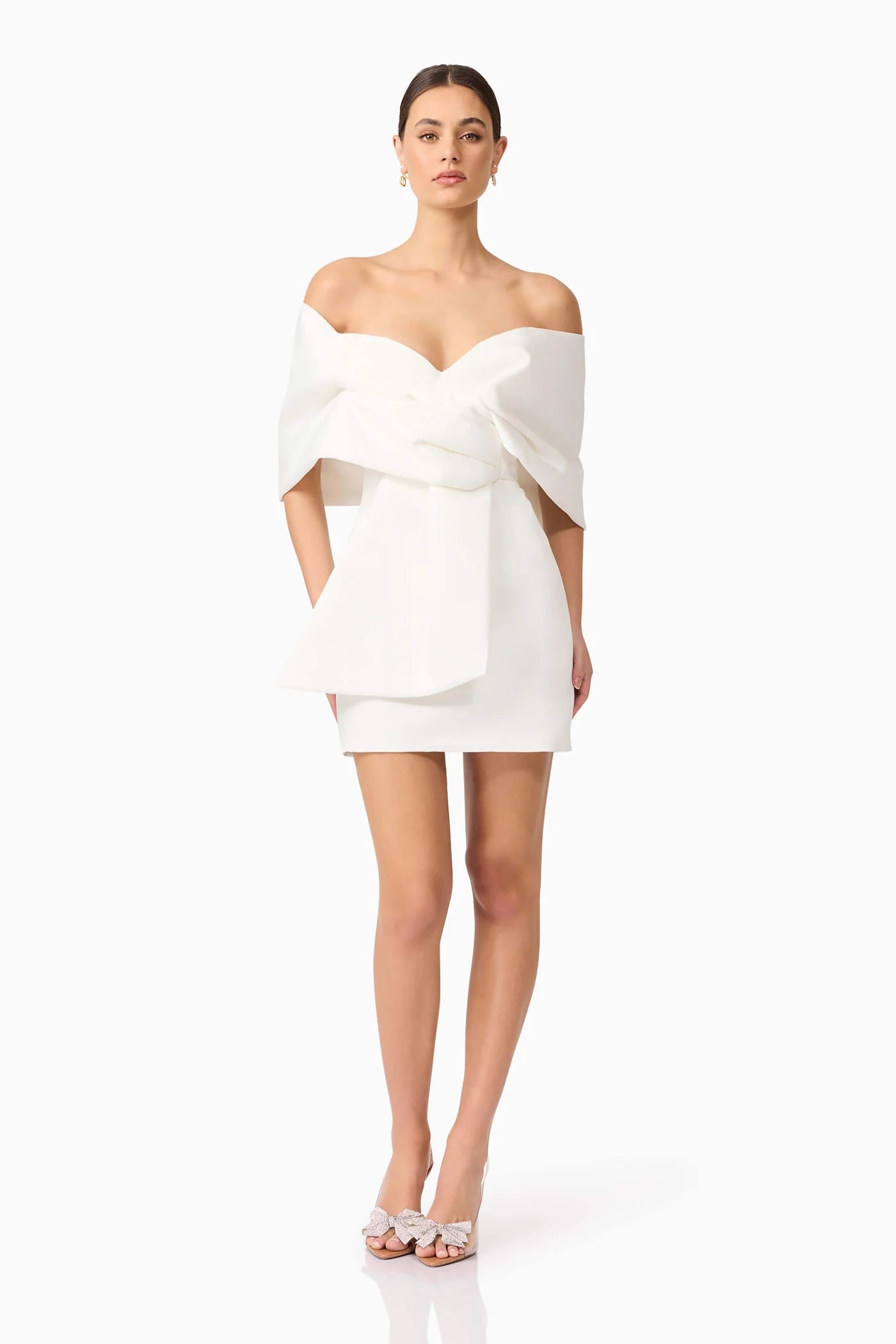 ELLIATT - Dandelion Off The Shoulder Mini Dress - White