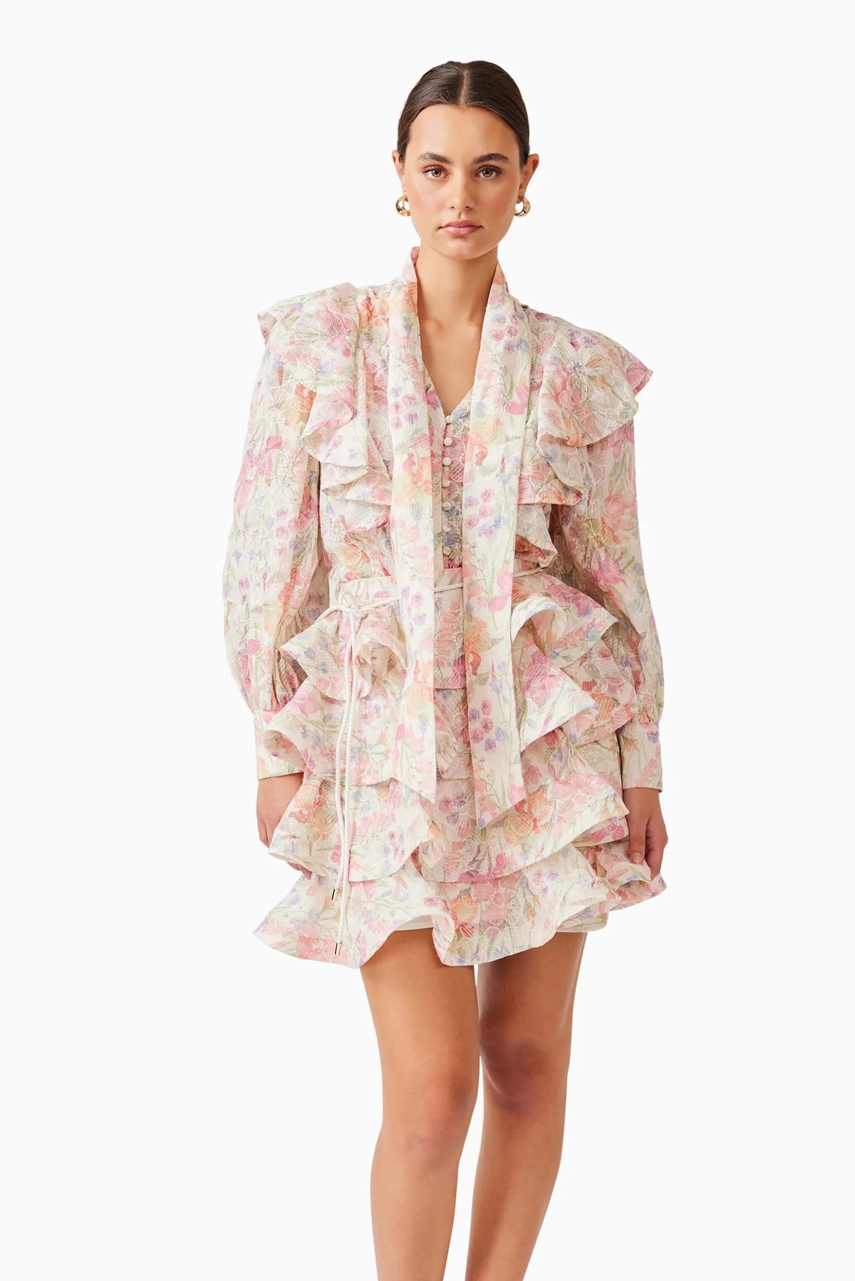 ELLIATT - Almia Frill Top - Floral