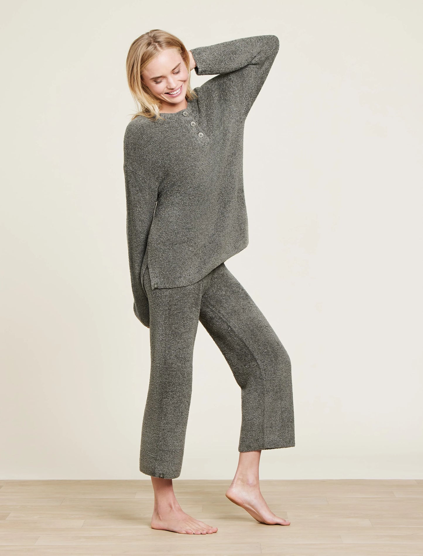 CozyChic Lite® Textured Pullover - Olive Branch