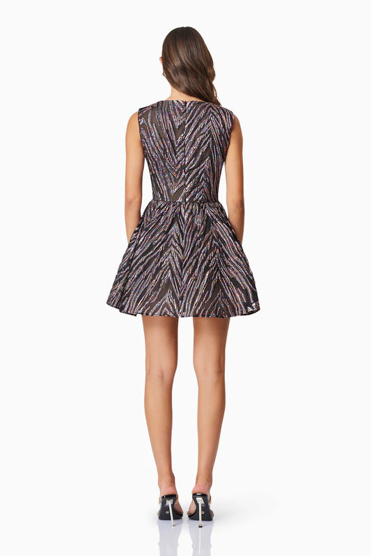 Mikayla Party Dress in Purple