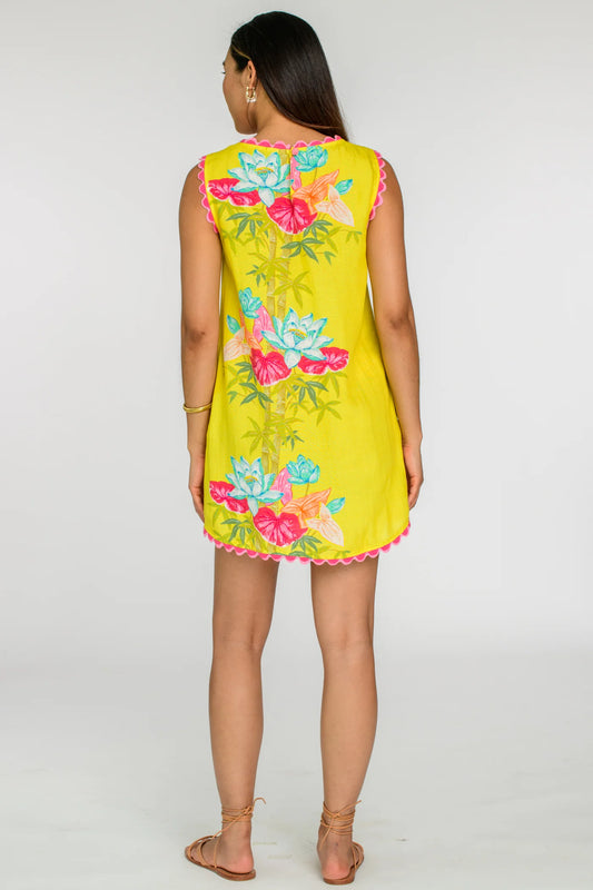 Ellie Dress in Tropical Bamboo