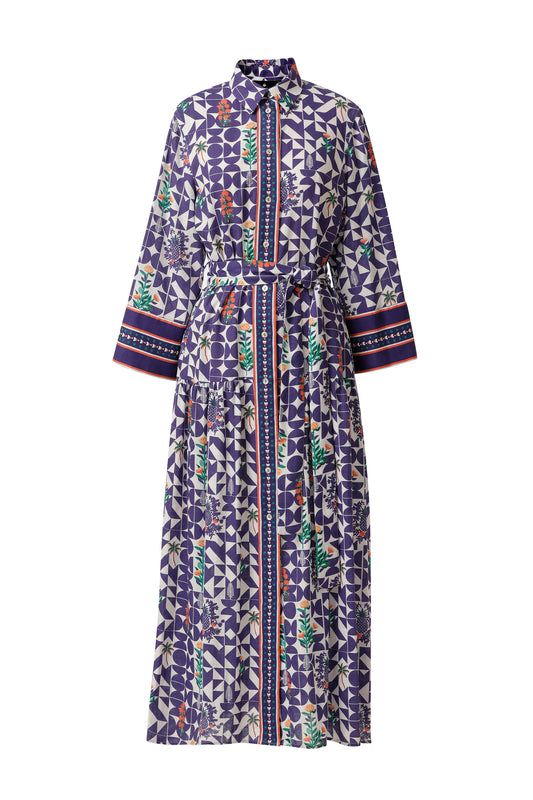 Emily Lovelock - Agatha Dress - Indigo