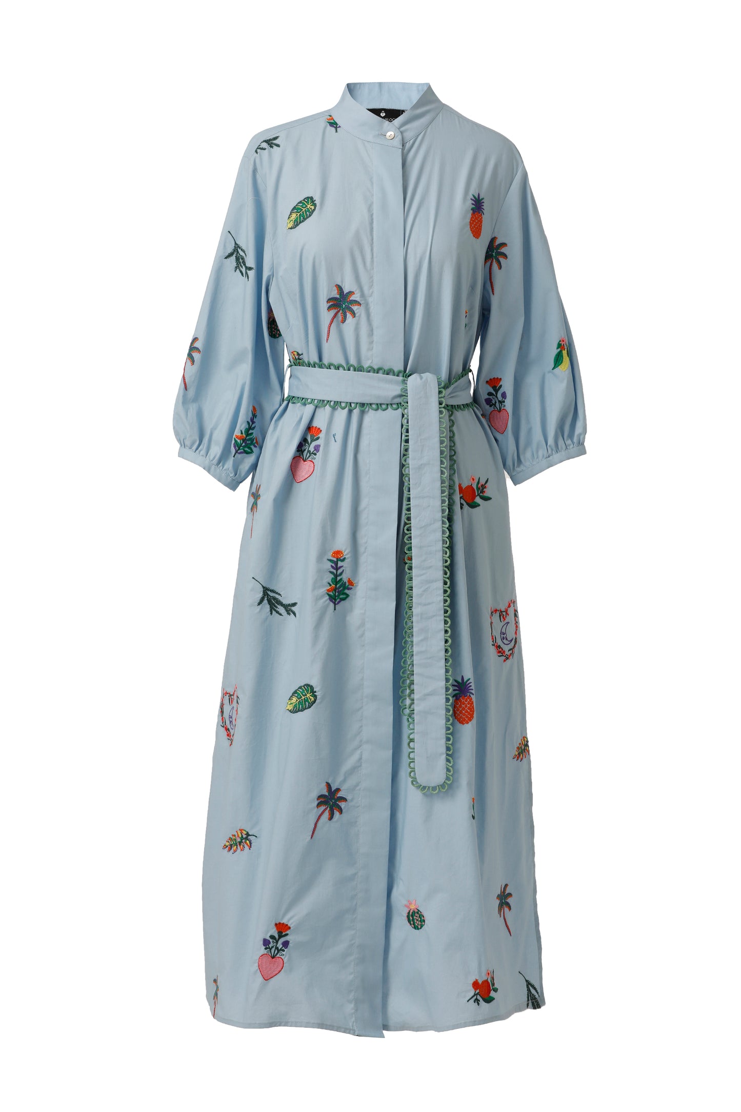 Emily Lovelock - Zora Dress - Chambray Blue