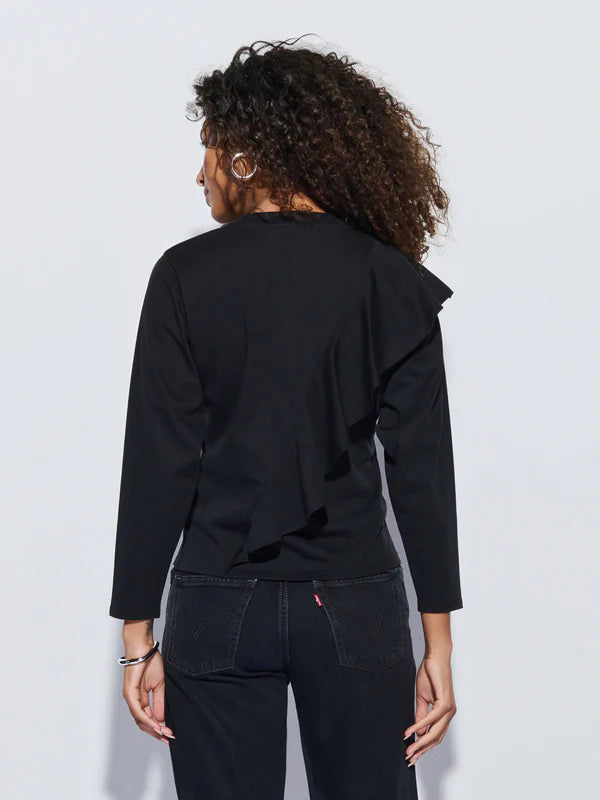 NATION Los Angeles - Farrah Top - Jet Black