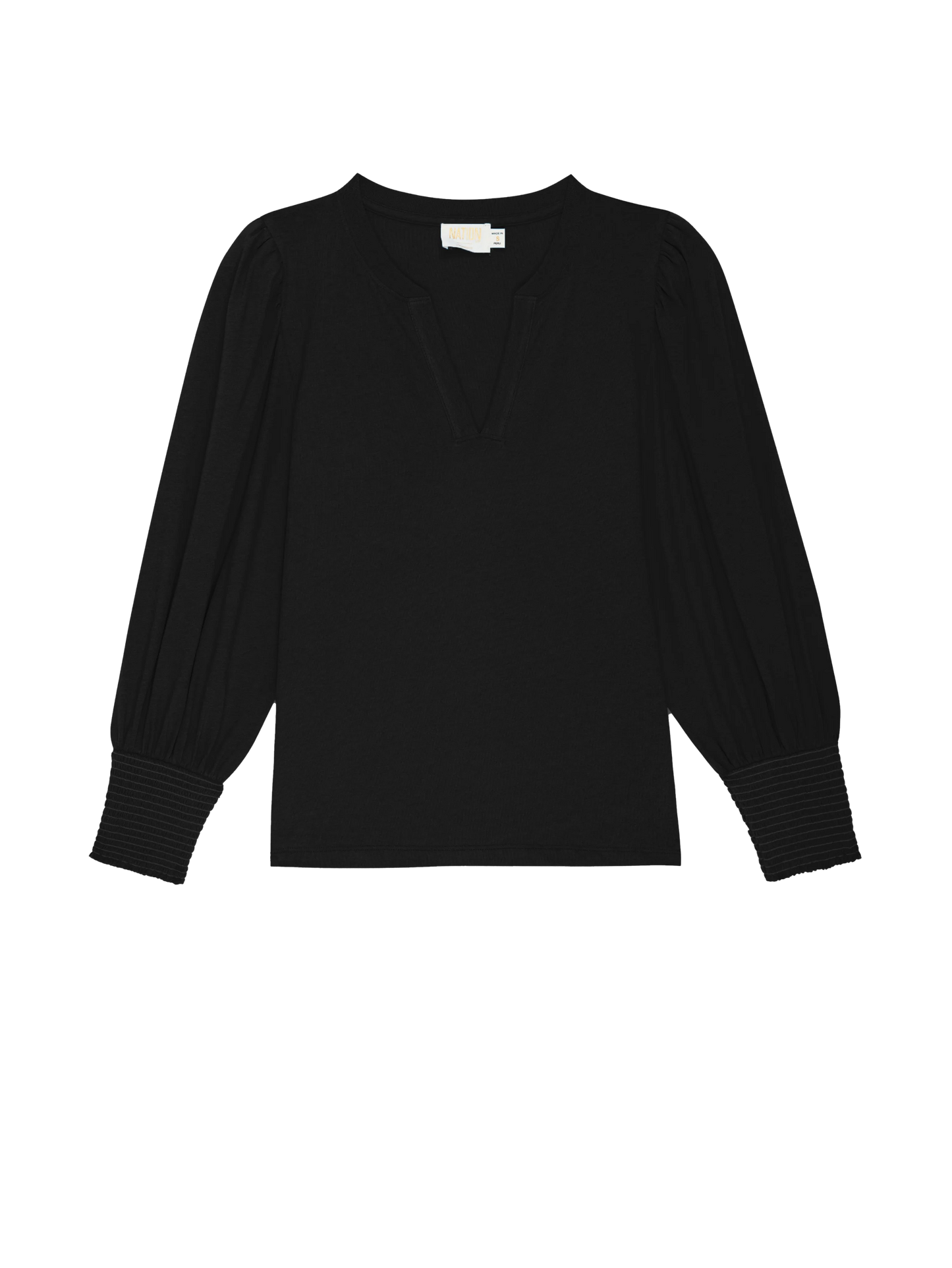 Flora Tee - Jet Black
