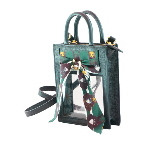 Mini Calista Clear + Honey Pot Twillionaire - Black