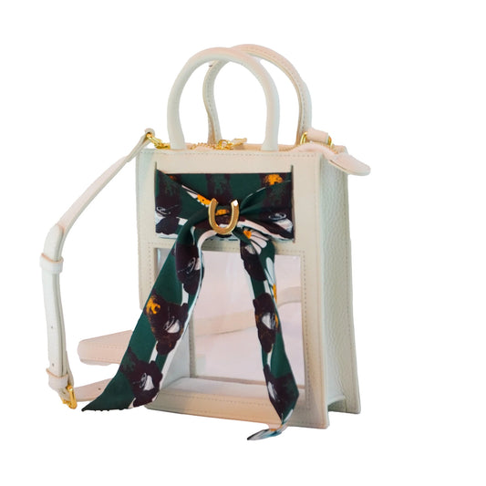 Mini Calista Clear + Honey Pot Twillionaire - Oyster