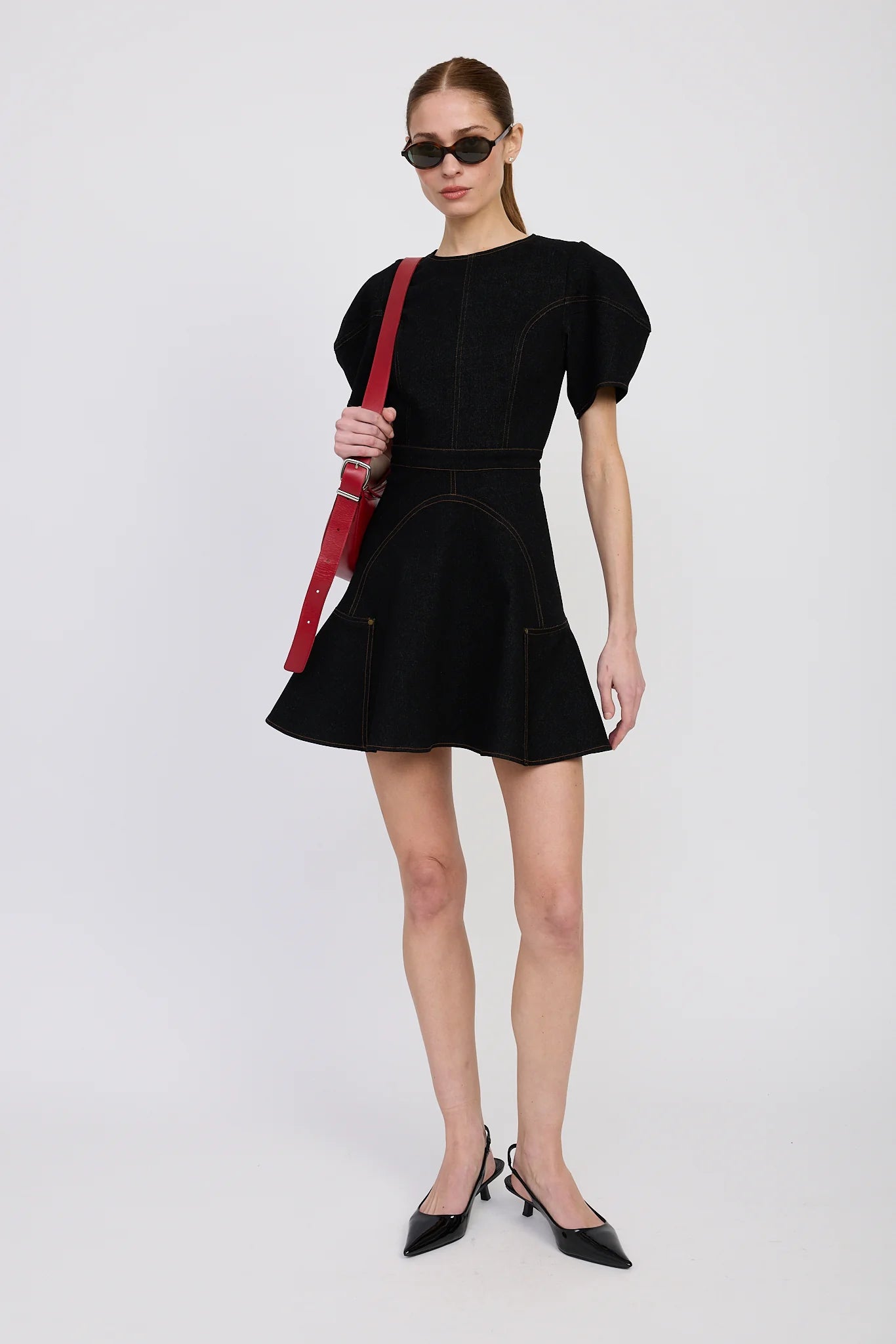 Aailyah Mini Dress - Black