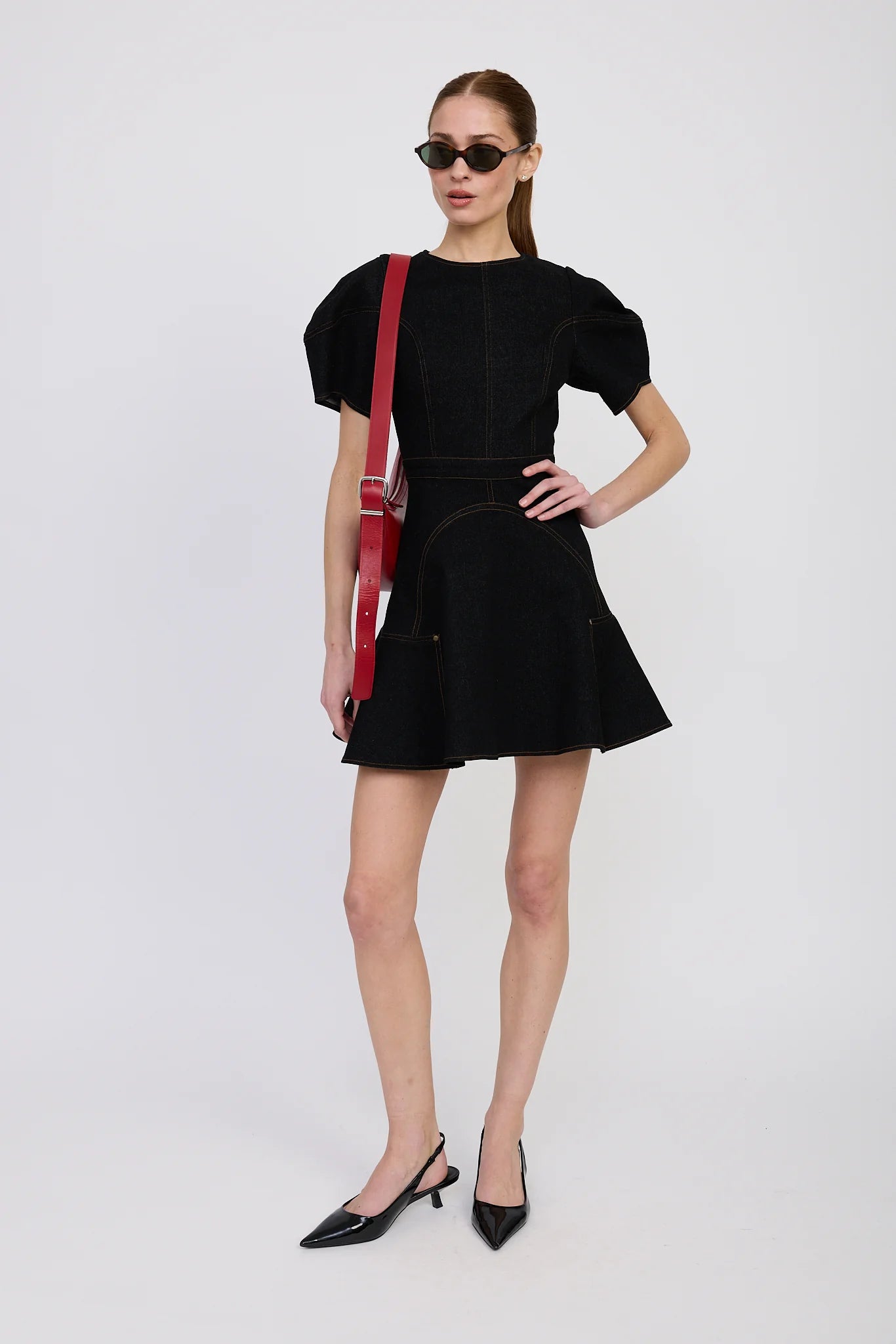 Aailyah Mini Dress - Black