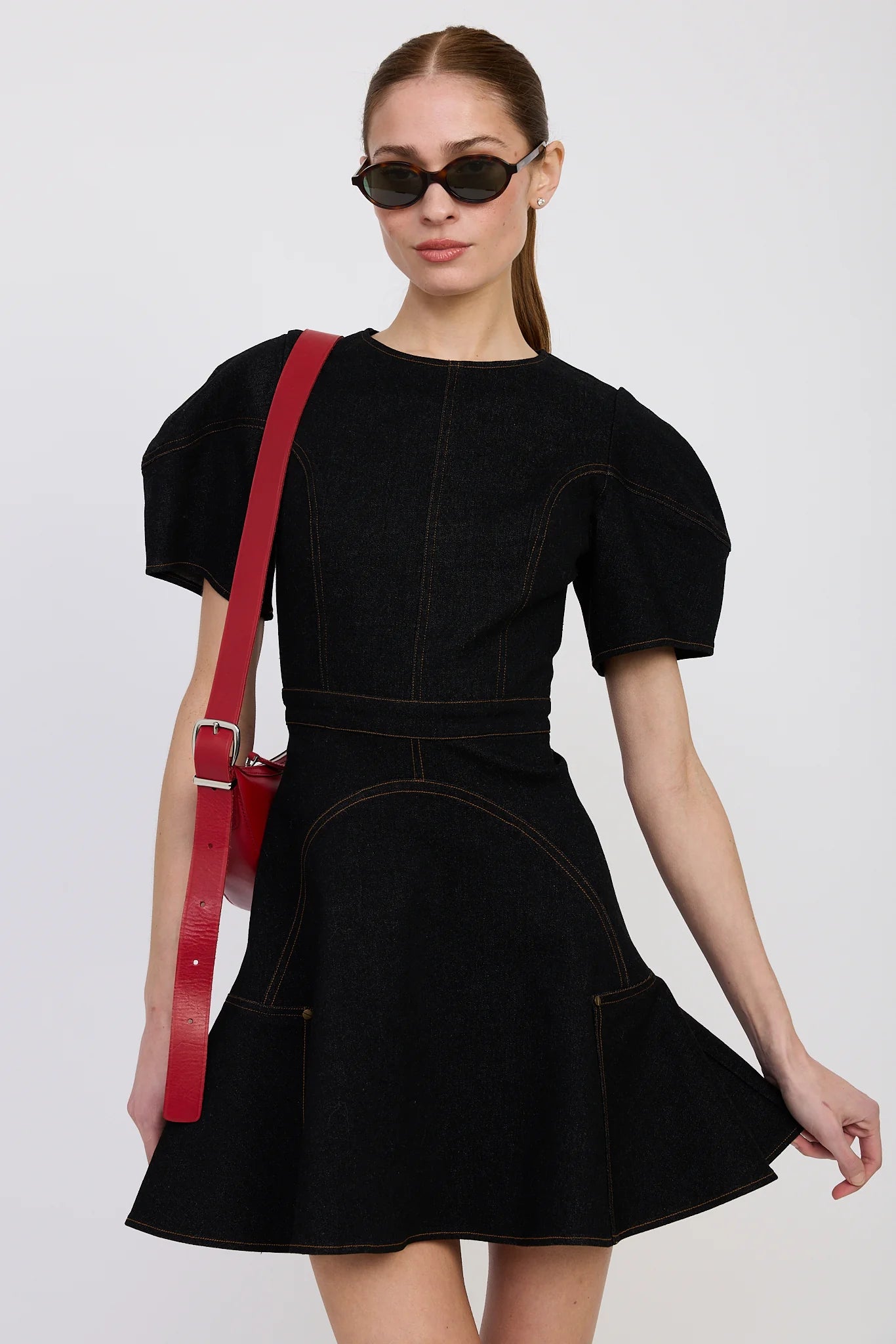 Aailyah Mini Dress - Black