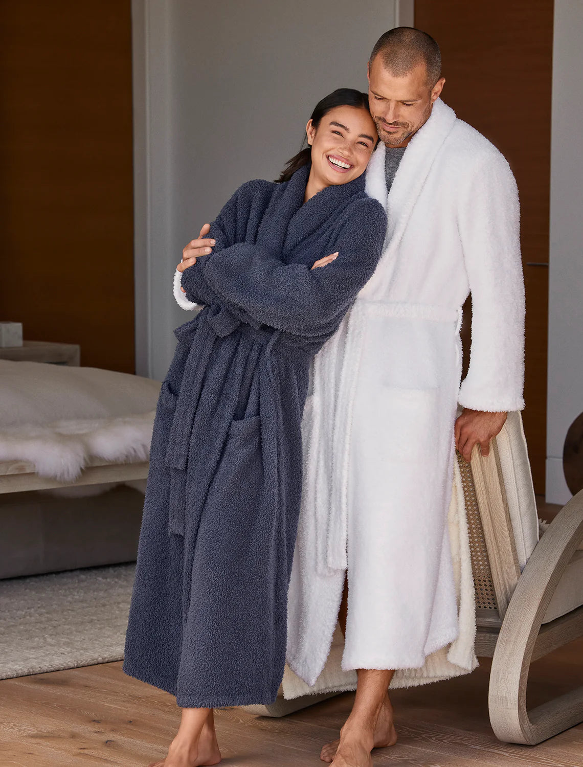 CozyChic® Adult Robe - Slate Blue