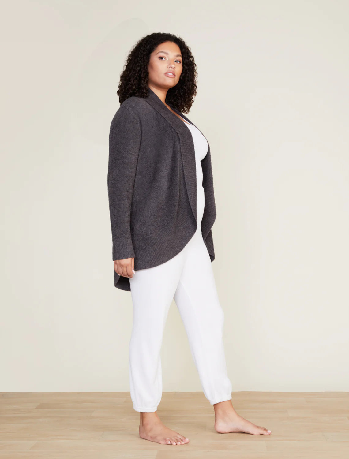 Barefoot Dreams - CozyChic Lite Circle Cardi - Carbon